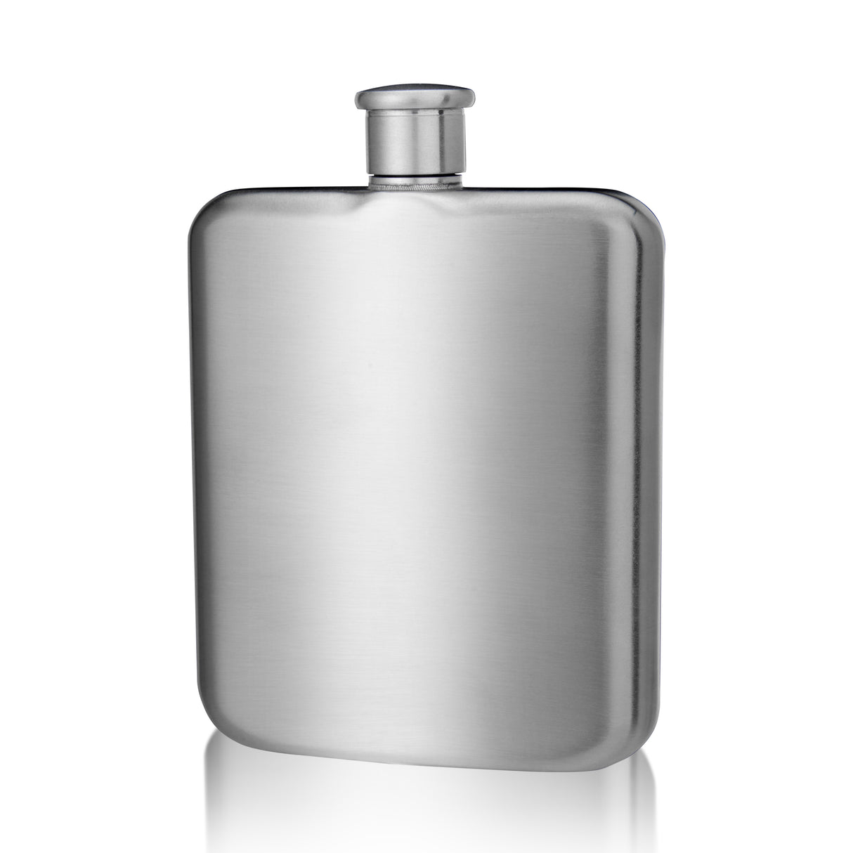 Brushed Stainless Steel Flask