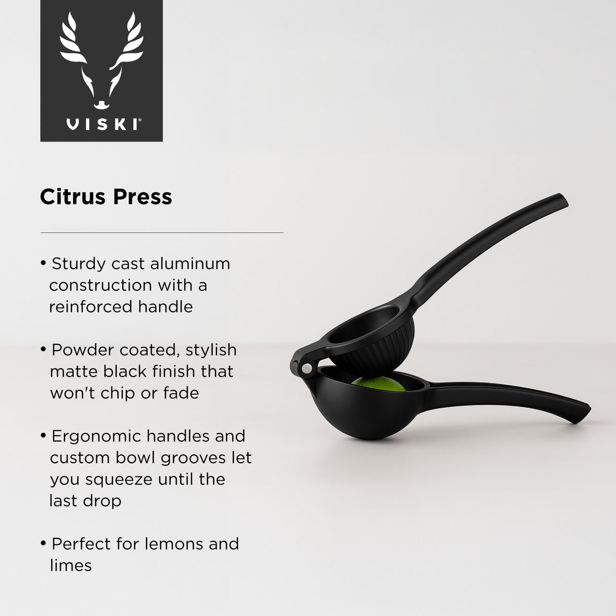 Citrus Press in Black