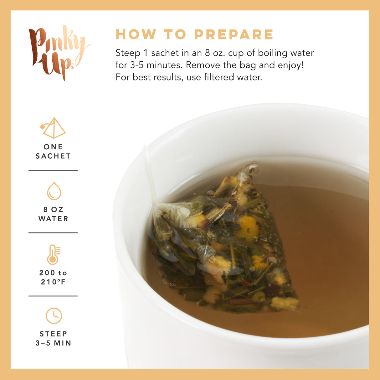 Chamomile Citrus Herbal Tea, 15 Sachets