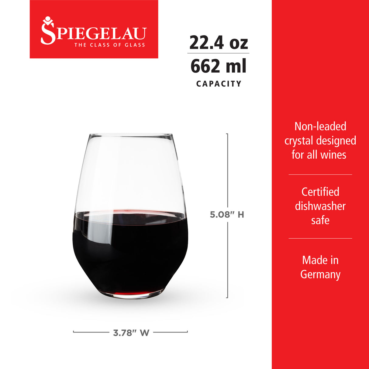 Authentis All Purpose Tumbler XXL, Set of 4