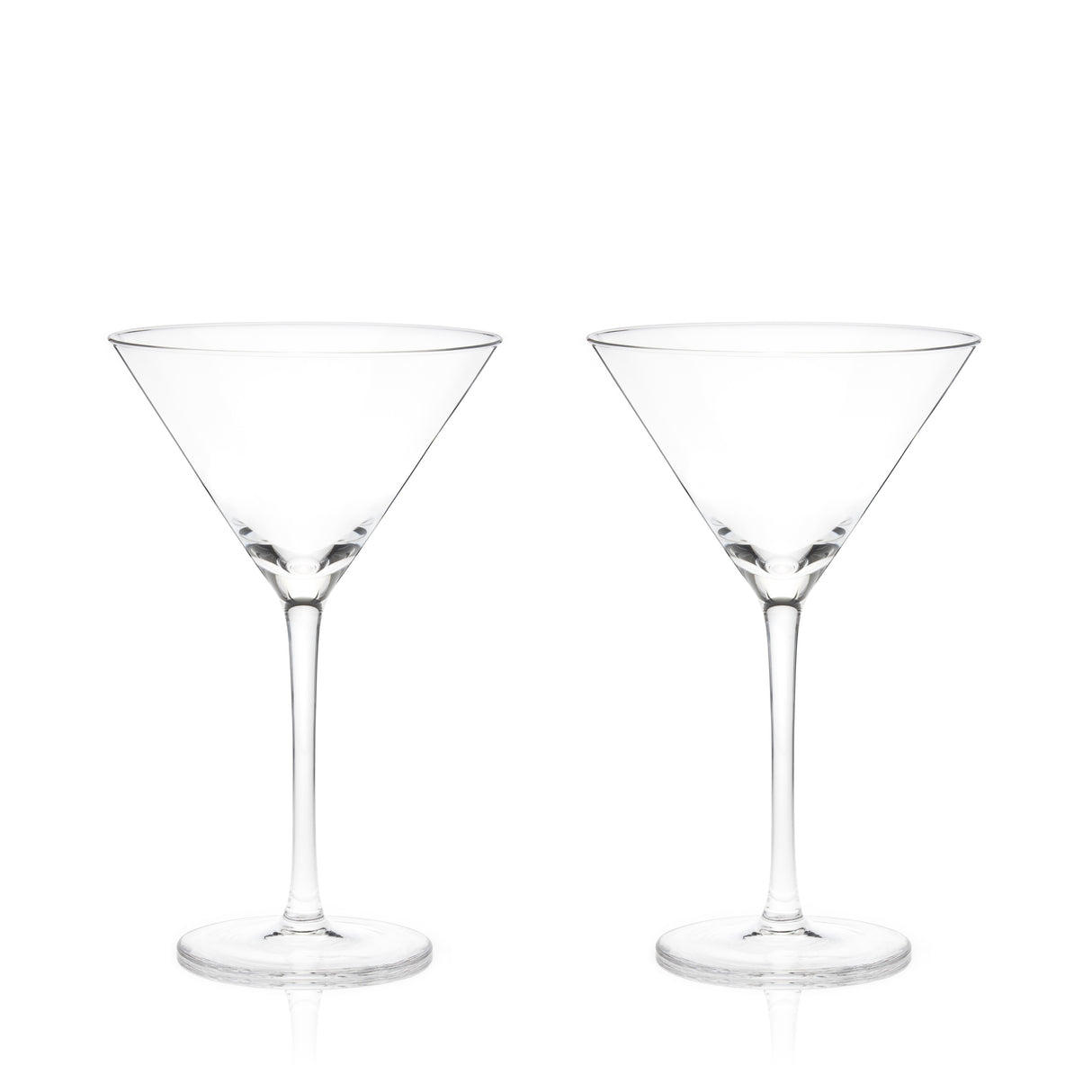 Raye Crystal Stemmed Martini Glasses, Set of 2