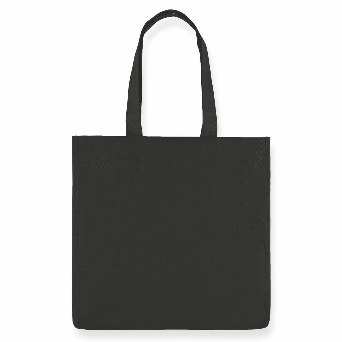 Reusable Non-Woven Grocery Tote in Black