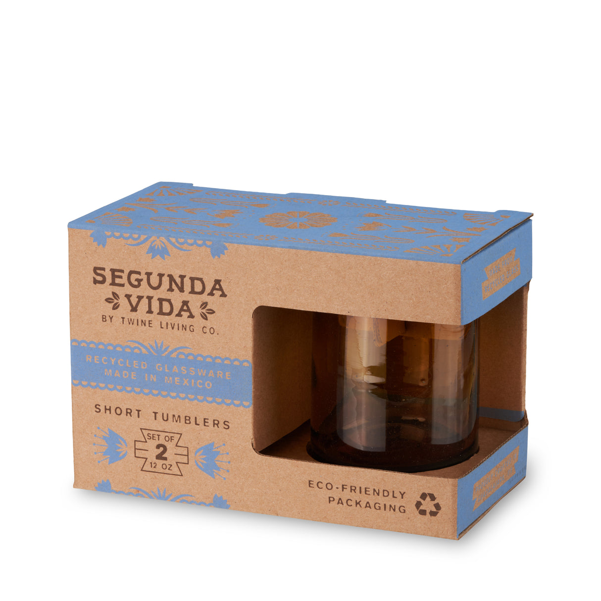 Segunda Vida El Ocaso Recycled Tumblers, Set of 2