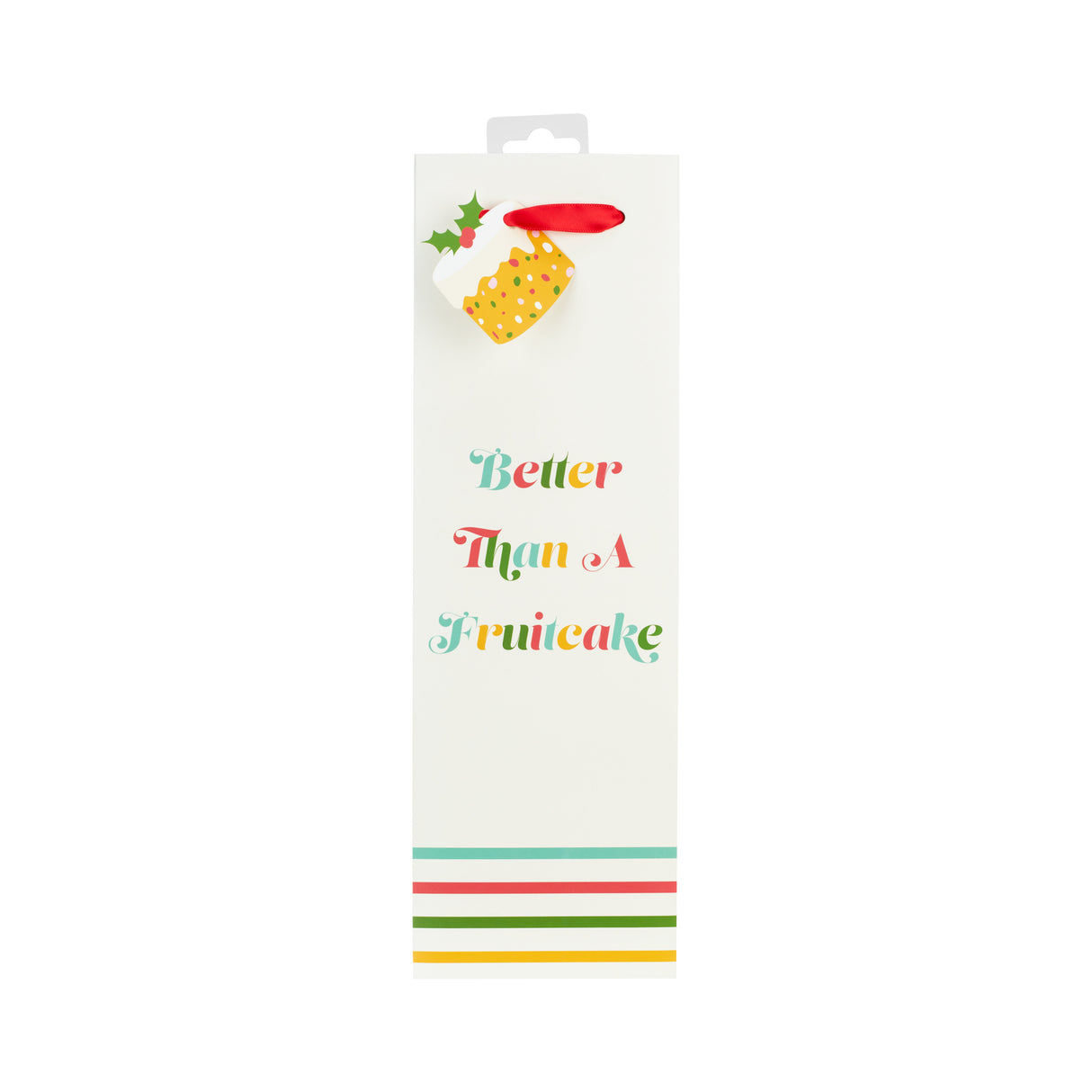 Better Than A Fruitcake Single Bottle Wine Bag