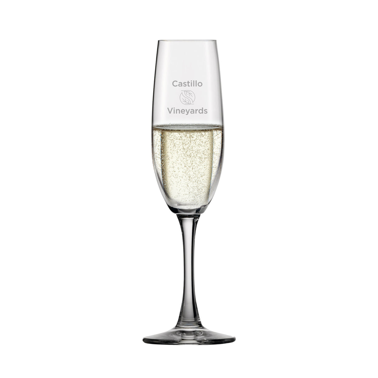 Wine Lovers Champagne Flute Glass, Set of 4