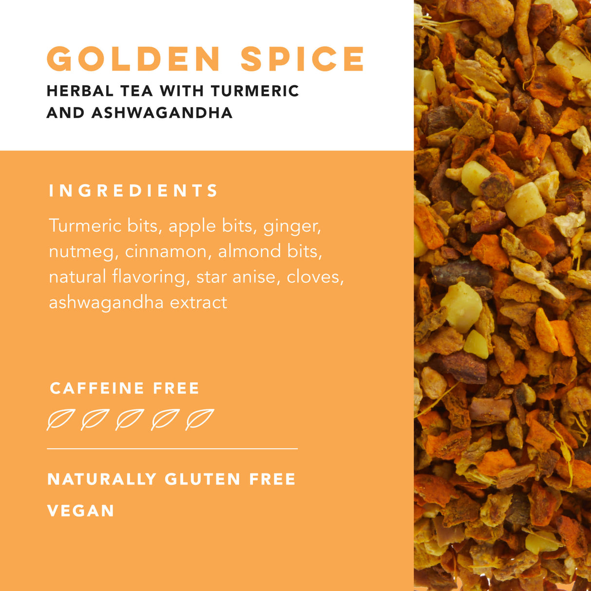 Golden Spice Herbal Tea, 15 Sachets