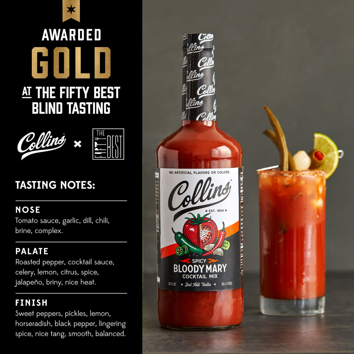 Spicy Bloody Mary Mix, 32 oz