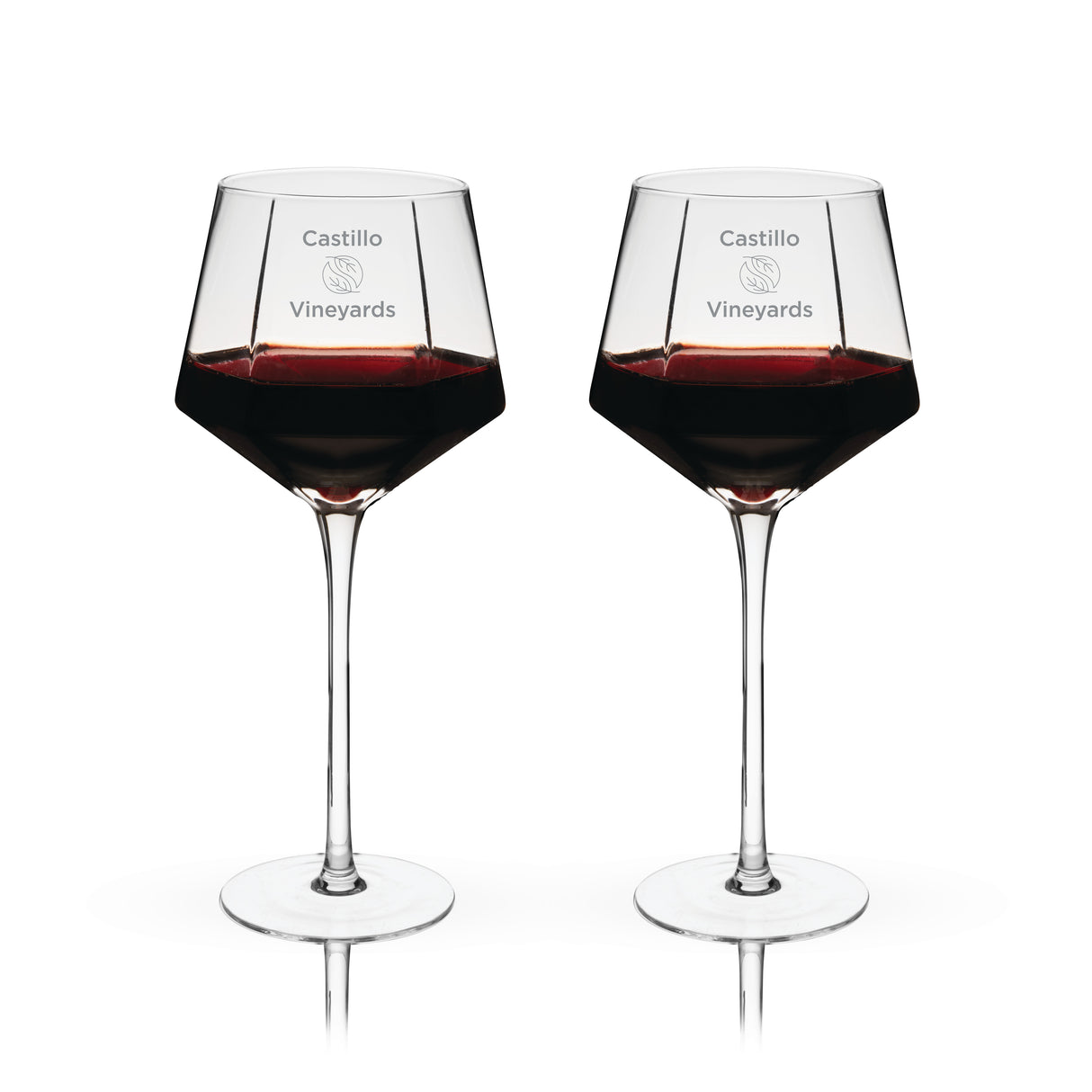 Seneca Crystal Wine Glasses, Set of 2