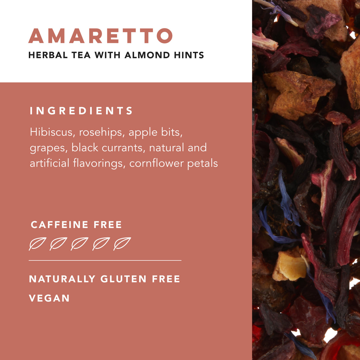Amaretto Herbal Tea, 15 Sachets