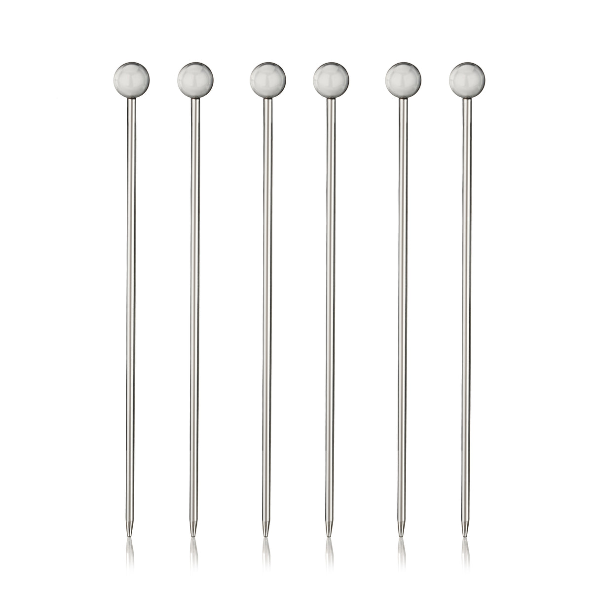Rockwood Stainless Steel Cocktail Picks, Set of 6