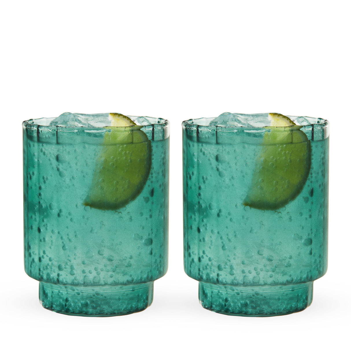 Malachite Optic Tumblers, Set of 2