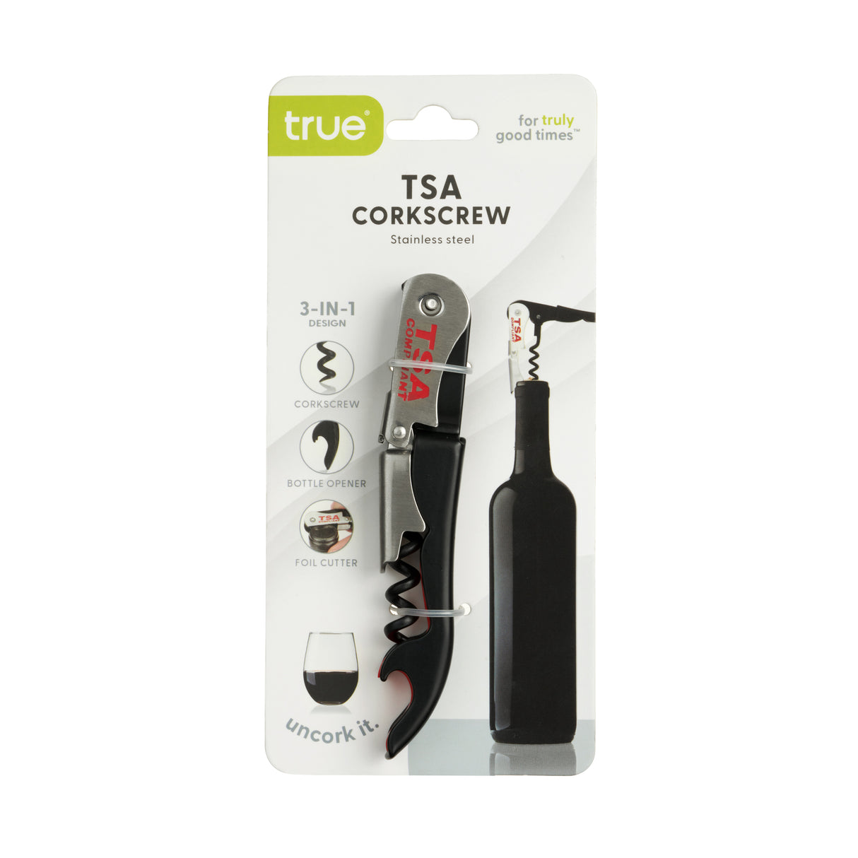 The Jetsetter TSA Compliant Waiter's Corkscrew