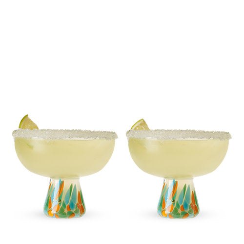 Segunda Vida Viajar Margarita Glasses, Set of 2