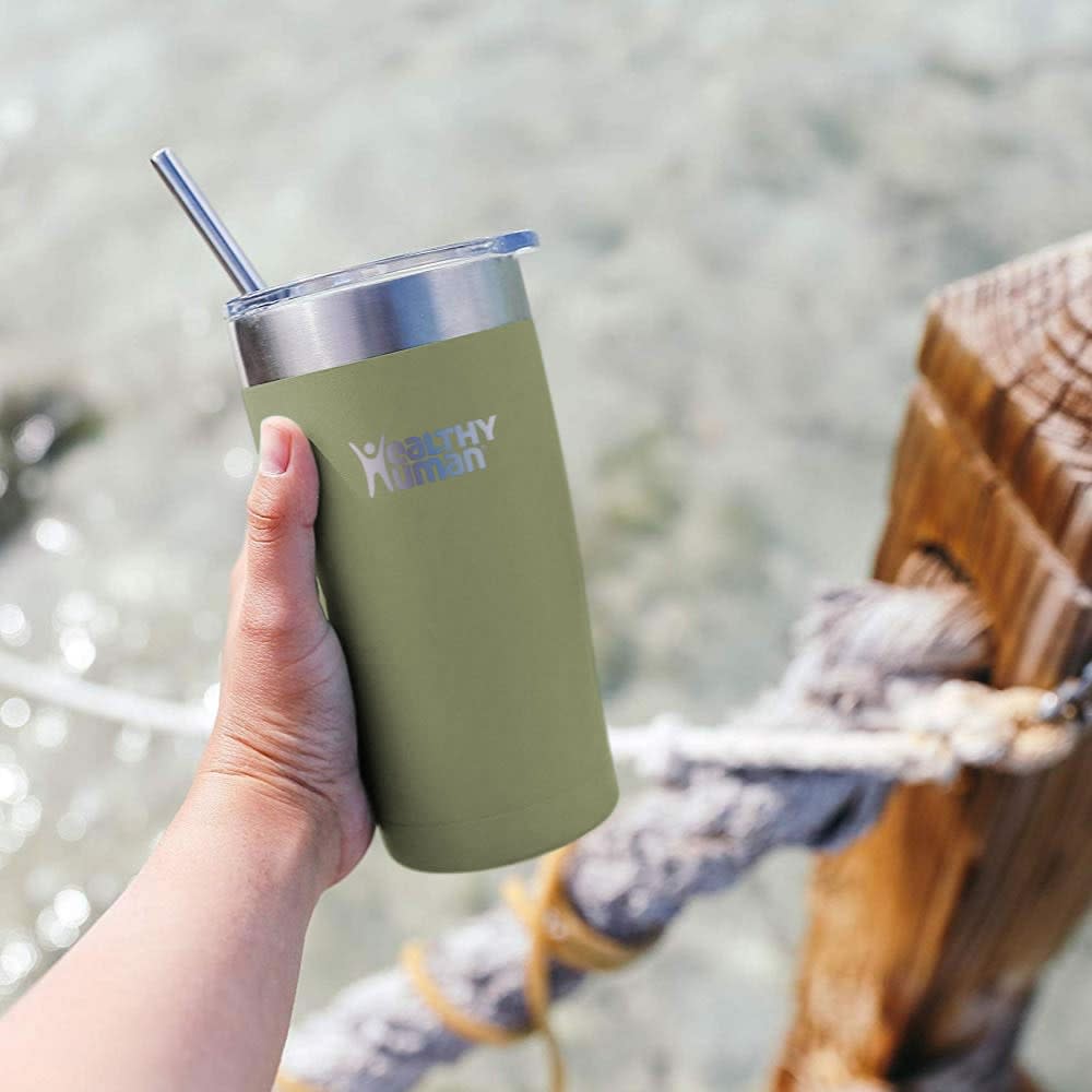 The Cruiser Tumbler in Olive, 20 oz