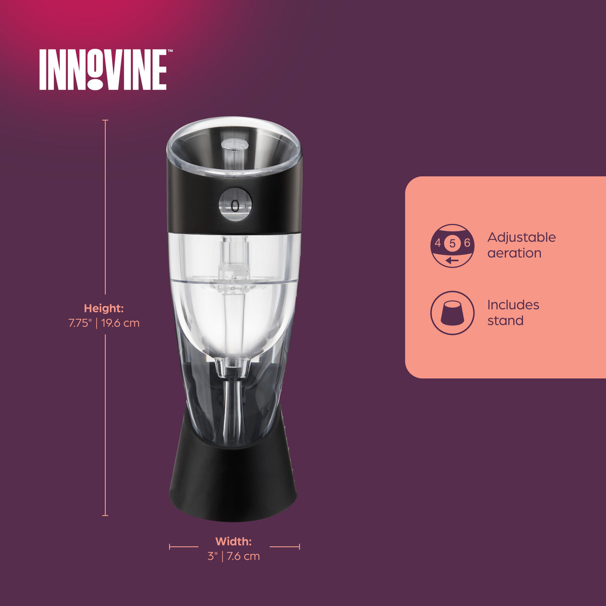 Adjustable Wine Aerator