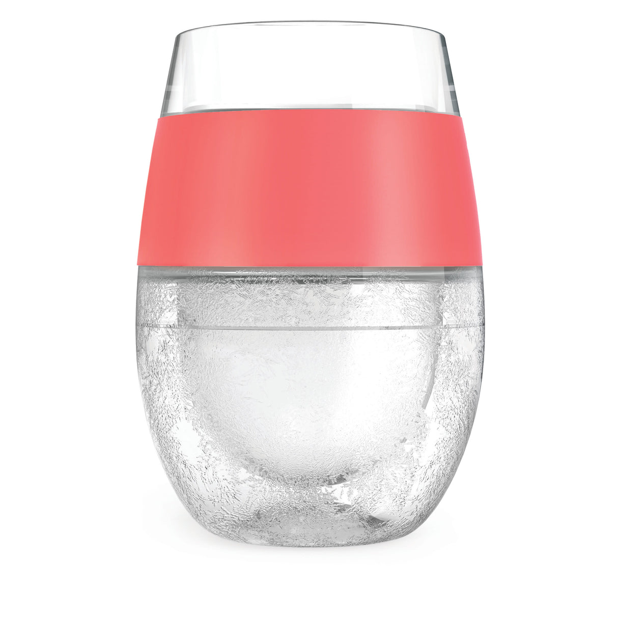 Wine FREEZE Cooling Cup in Coral, Set of 2