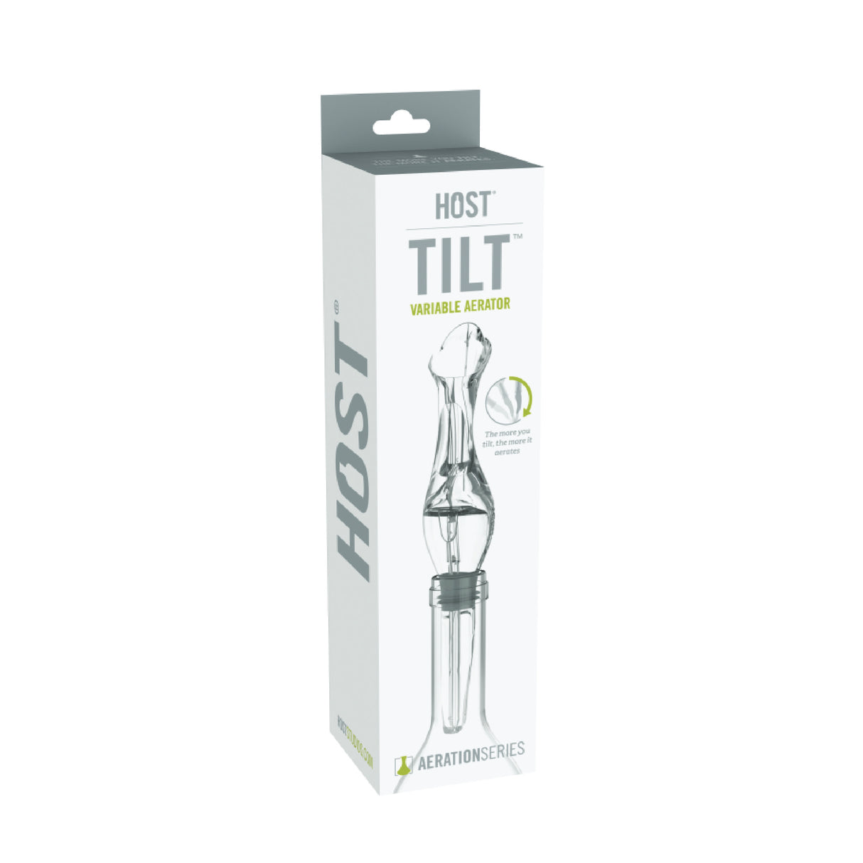 TILT Variable Aerator in Acrylic Case