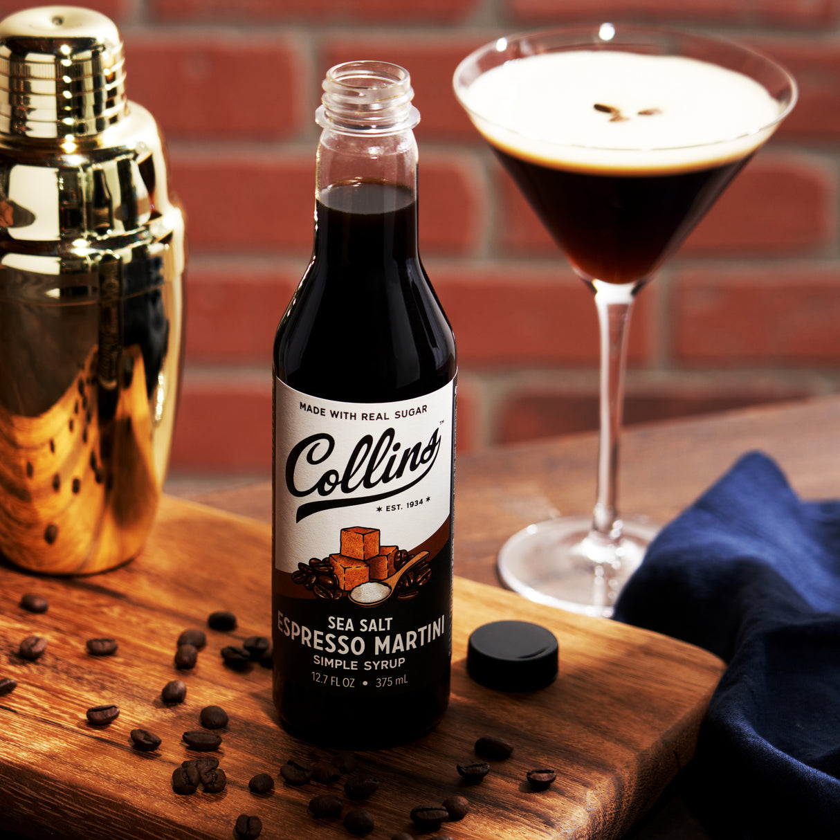 Sea Salt Espresso Martini Syrup, 12.7 oz