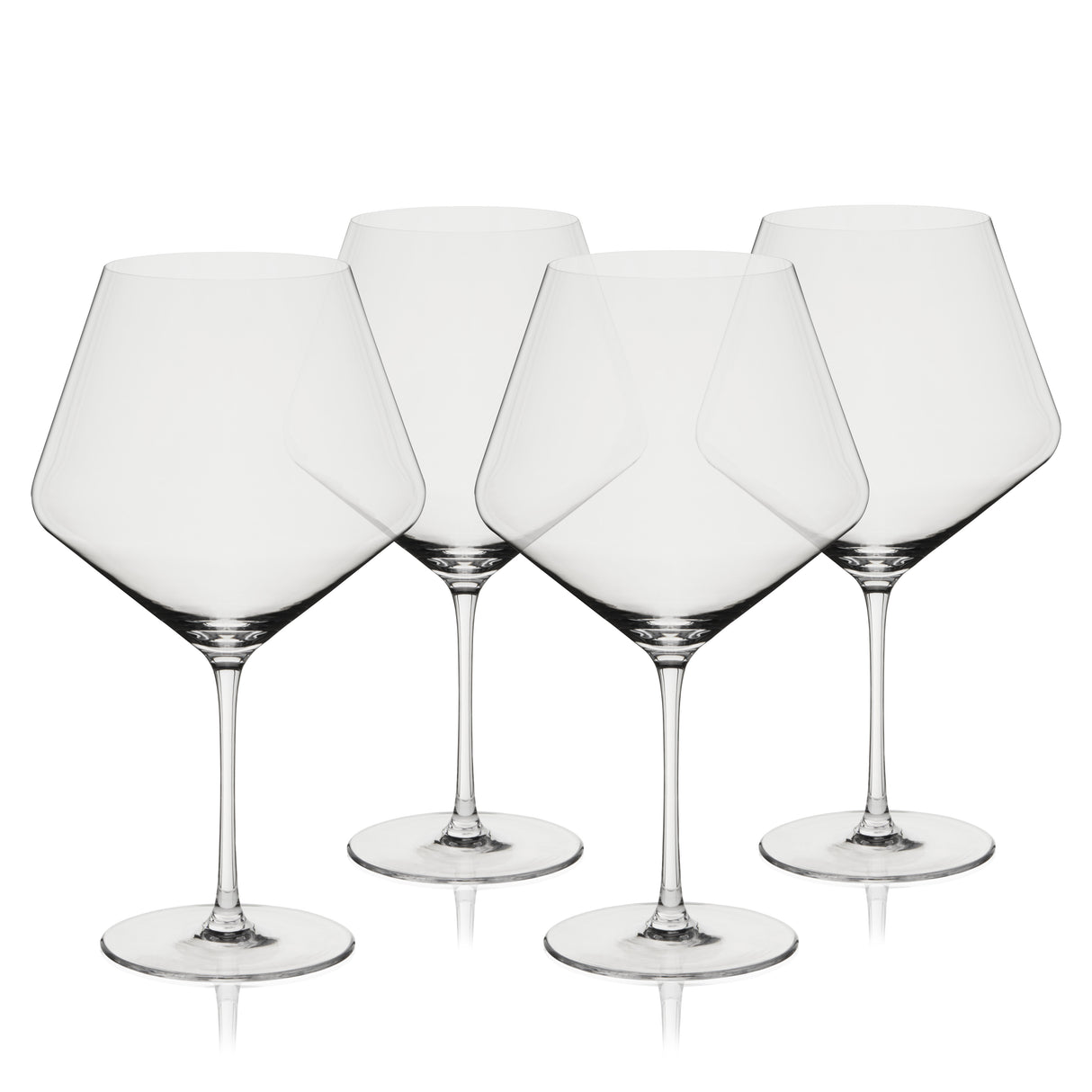 Reserve Liminal Burgundy Wine Glasses, Set of 4