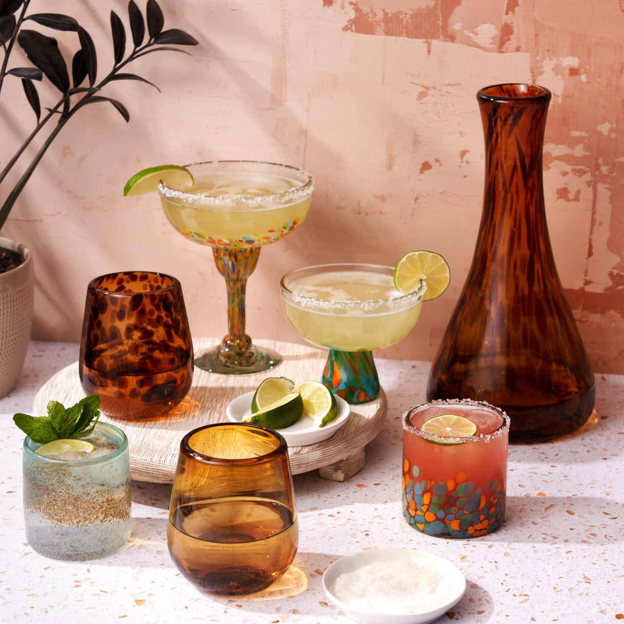 Segunda Vida Viajar Short Tumblers, Set of 2