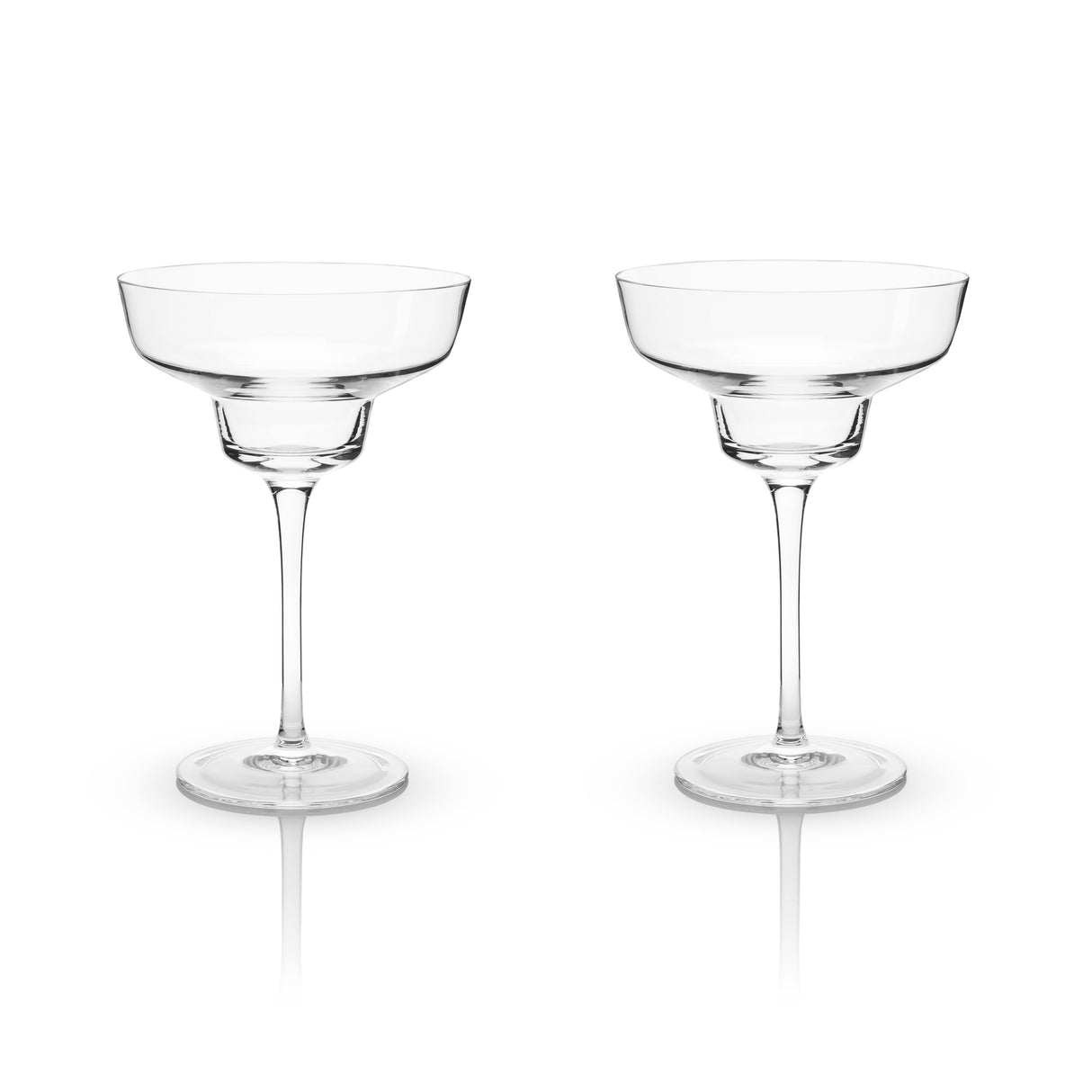 Raye Crystal Angled Margarita Glasses, Set of 2