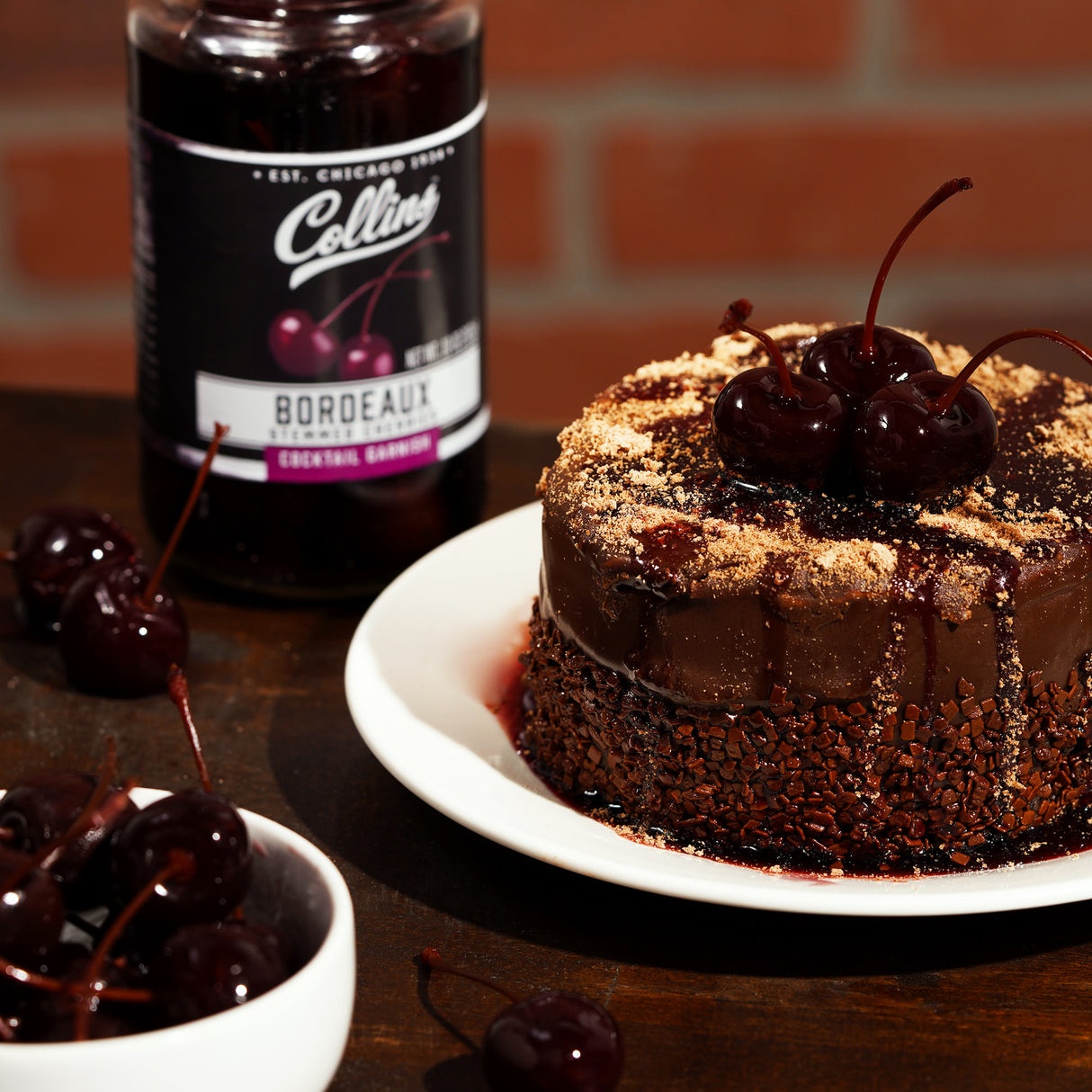 Stemmed Bordeaux Cherries, 10 oz
