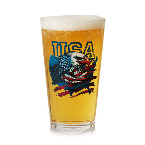 USA Eagle Pint Glass