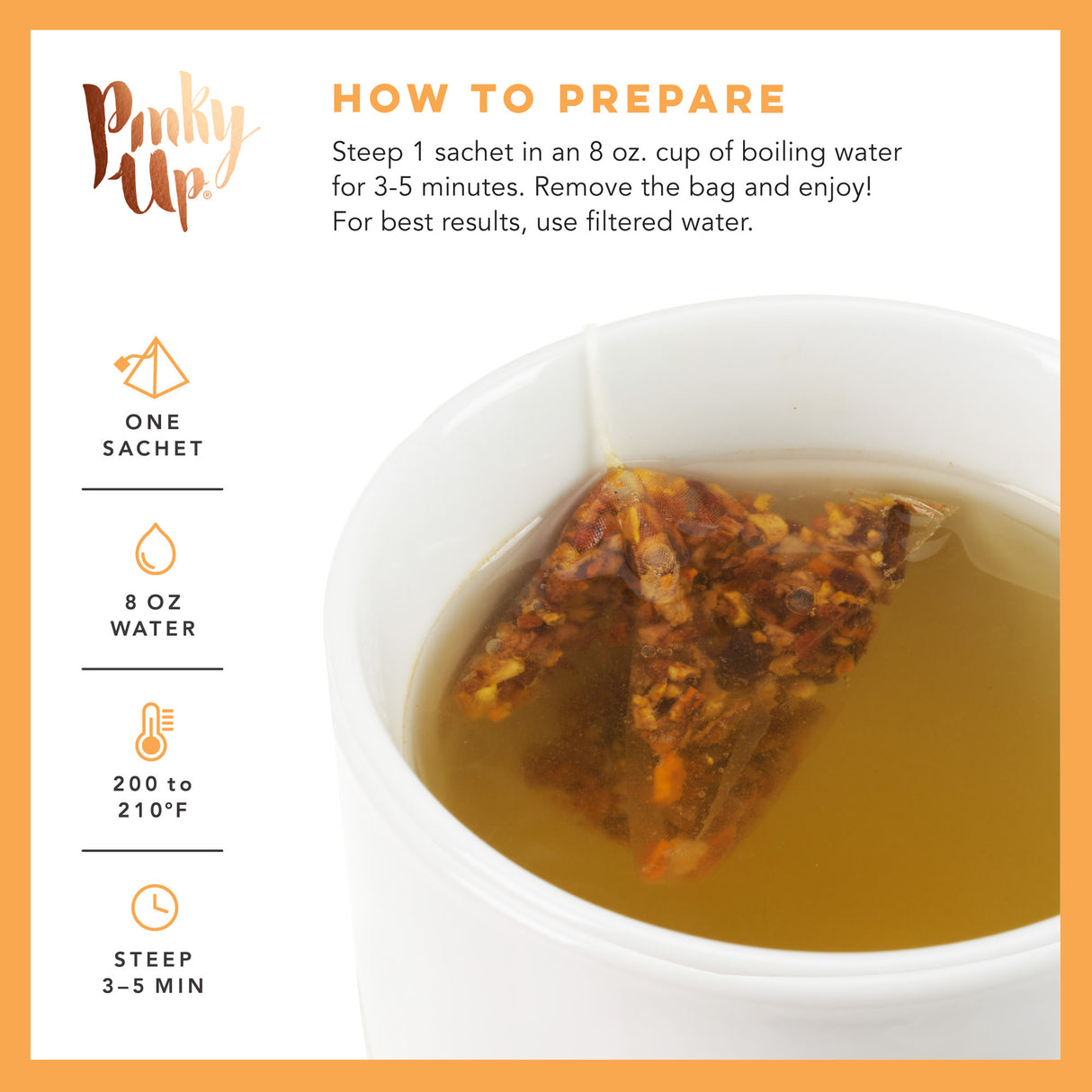 Golden Spice Herbal Tea, 15 Sachets