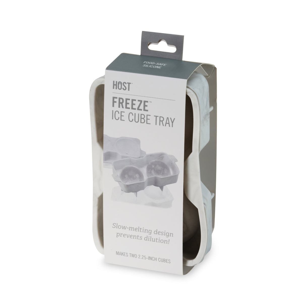 Silicone 2.25" Ice Sphere Mold in Marble