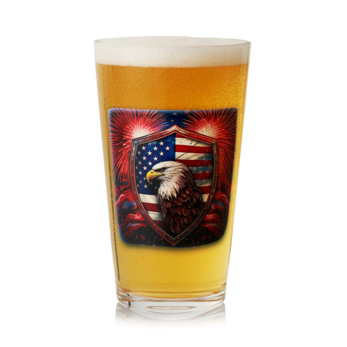 Eagle & Crest Pint Glass