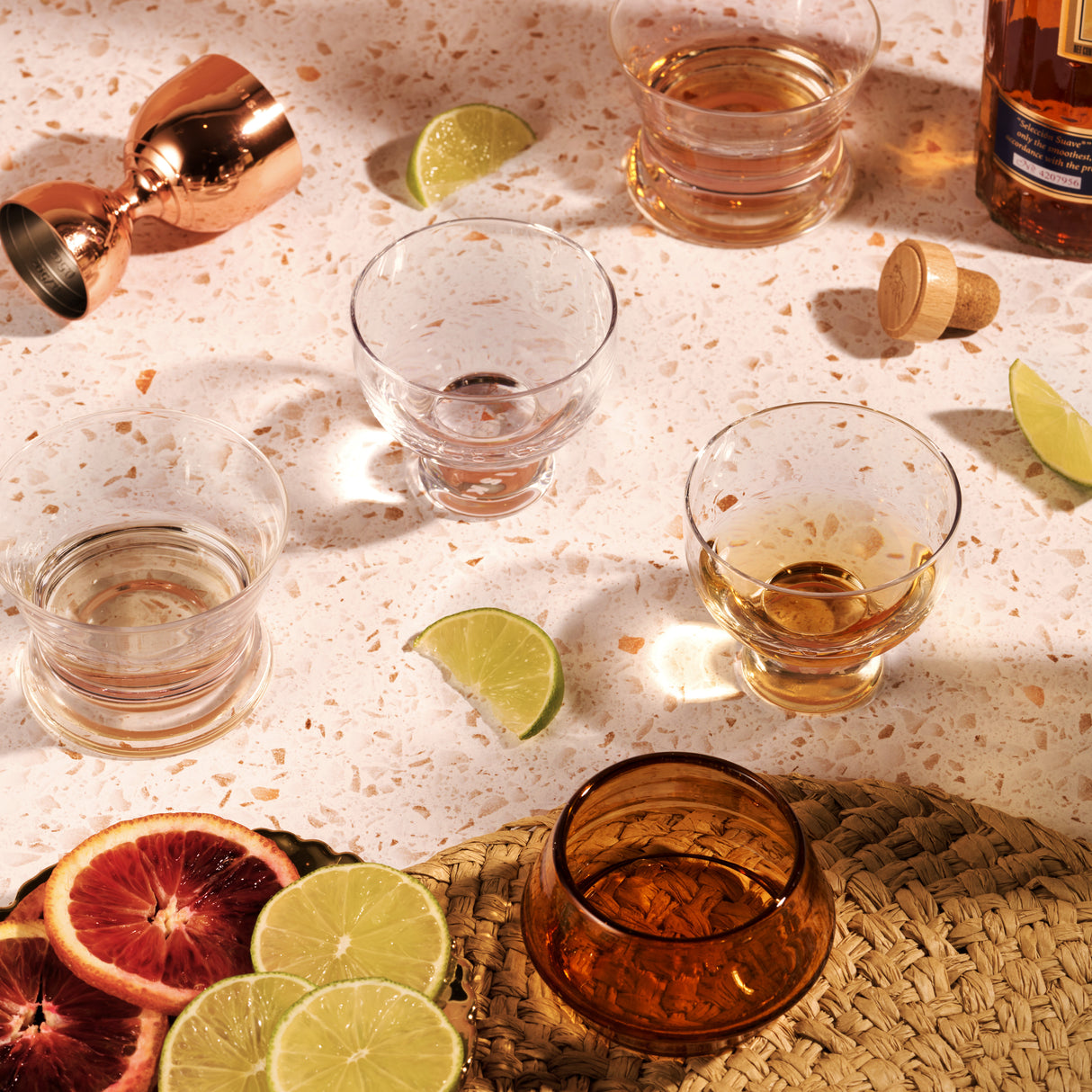 Crystal Mezcal Glasses, Set of 2