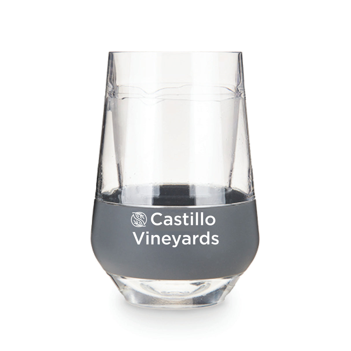 Wine FREEZE XL Cooling Cup in Gray, Set of 2