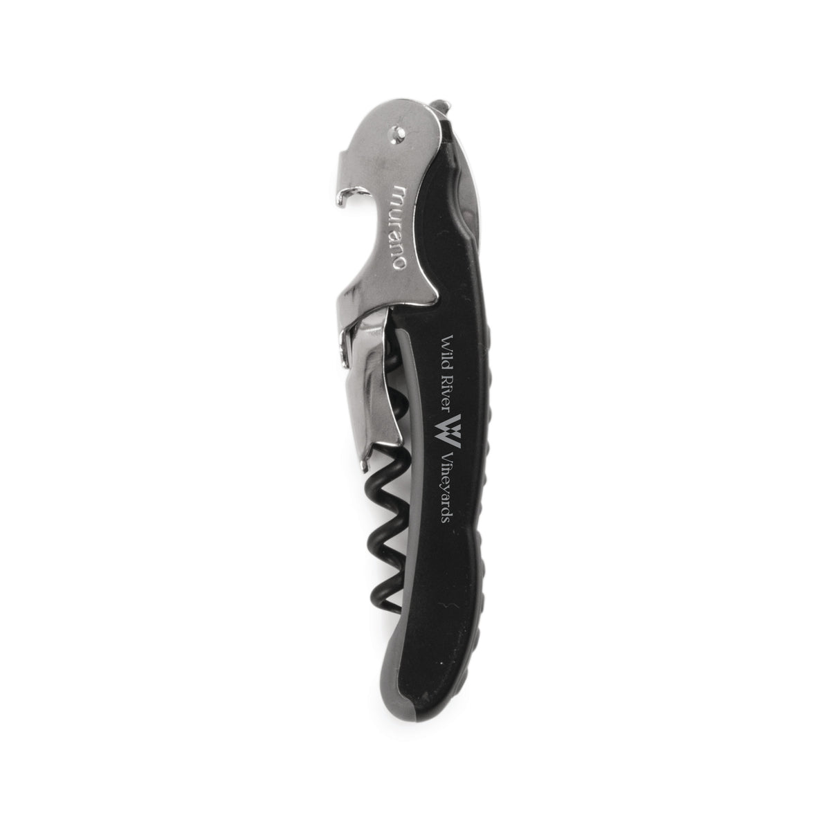Murano Double-Hinged Corkscrew in Black, Bulk