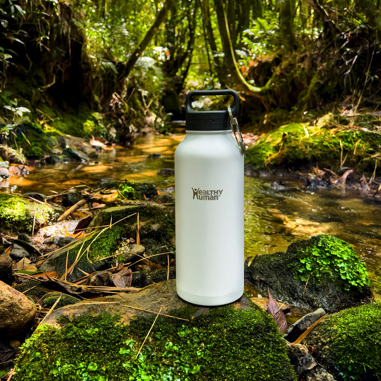 The Stein Water Bottle in White, 32 oz
