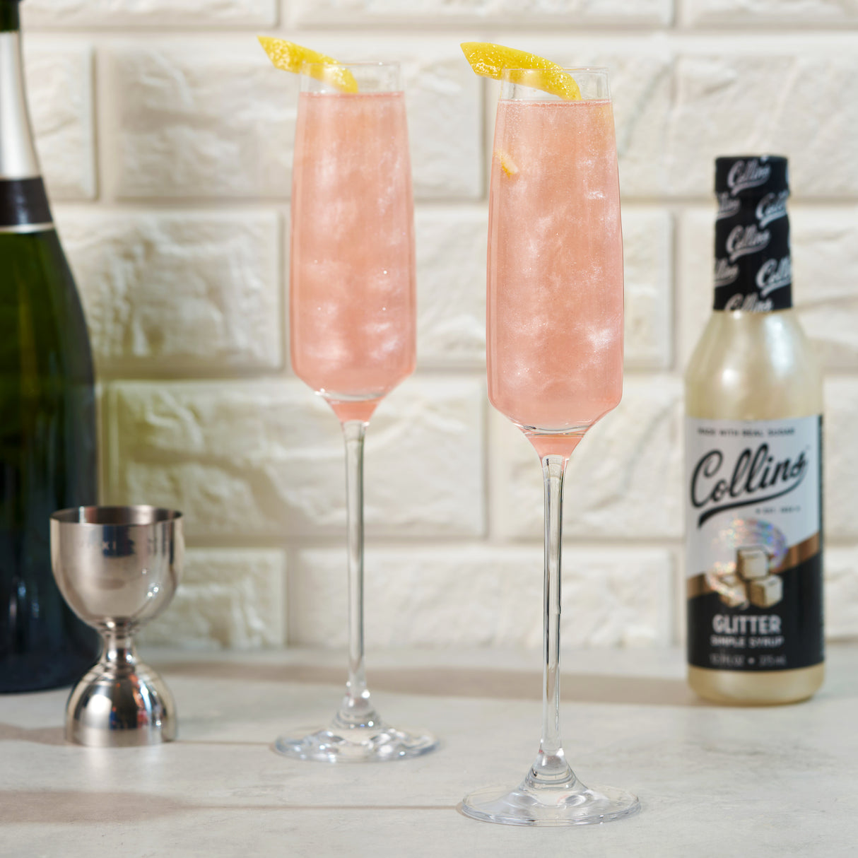 Glitter Simple Syrup, 12.7 oz