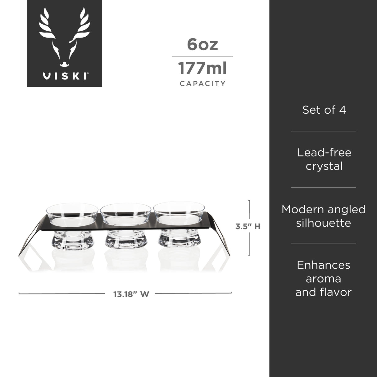 Tequila Tasting Flight, Set of 4