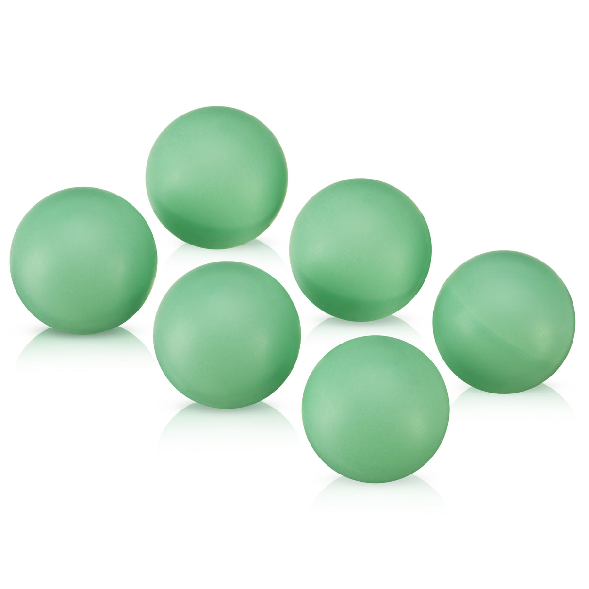 Glow in the Dark Pong Balls, Set of 6