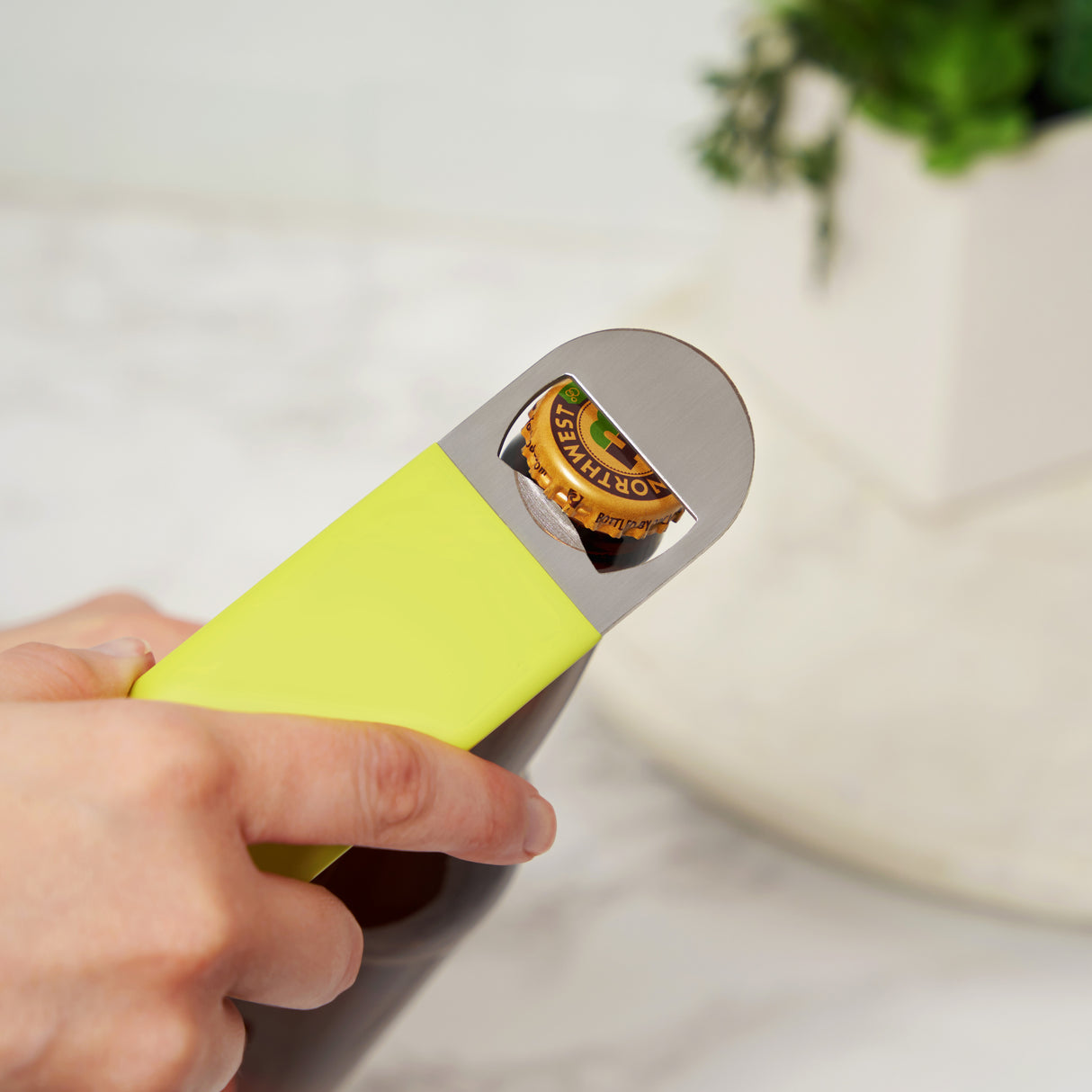 TrueBlade Bottle Opener in Neon Green