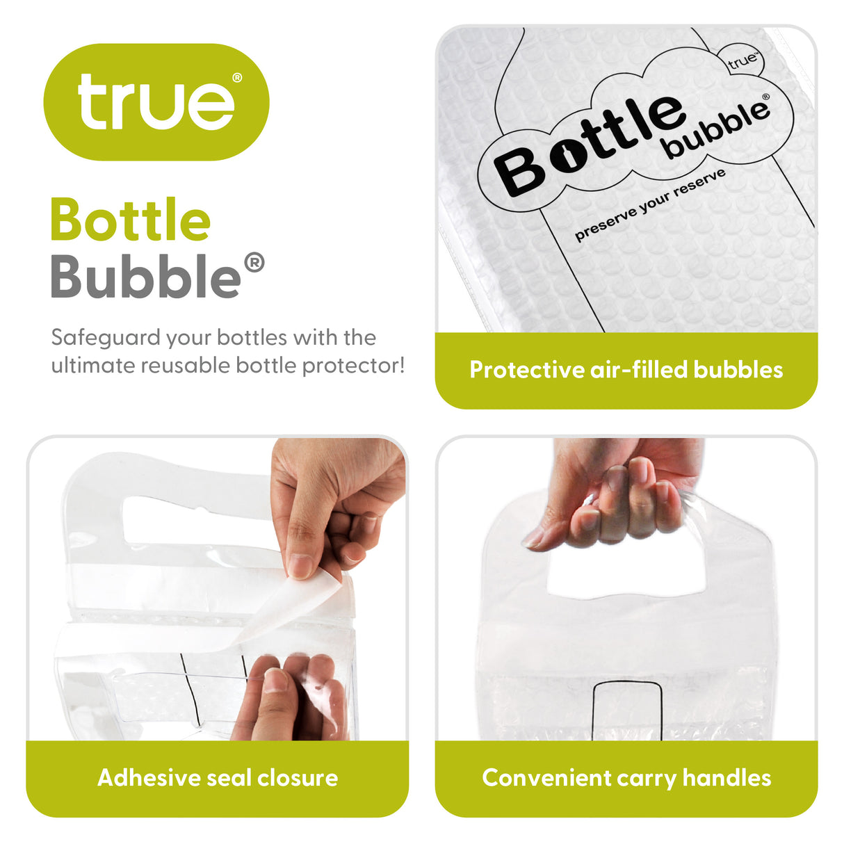 The Bottle Bubble 2-Bottle Protector