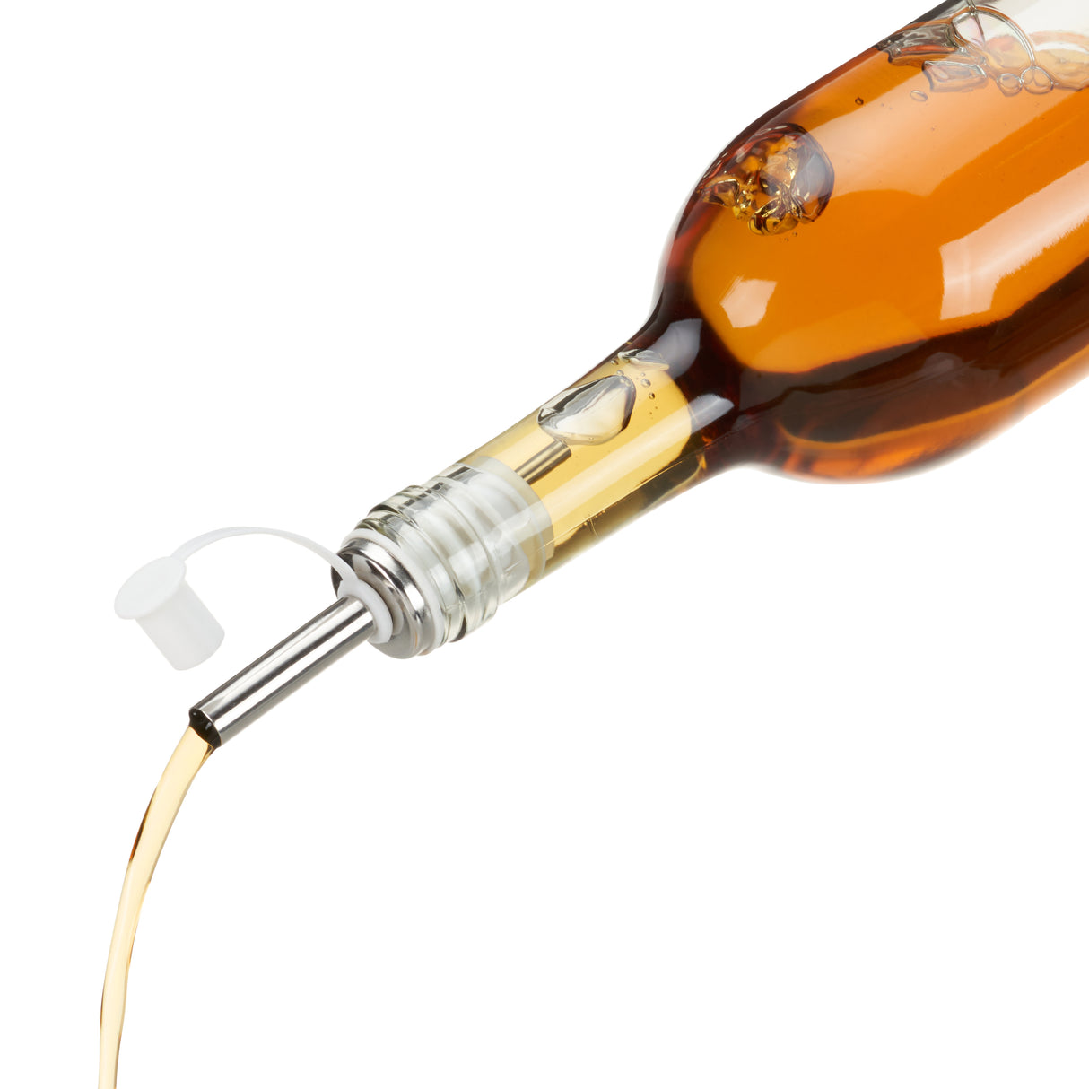 Store Pour Spout with Cap in White, Set of 2