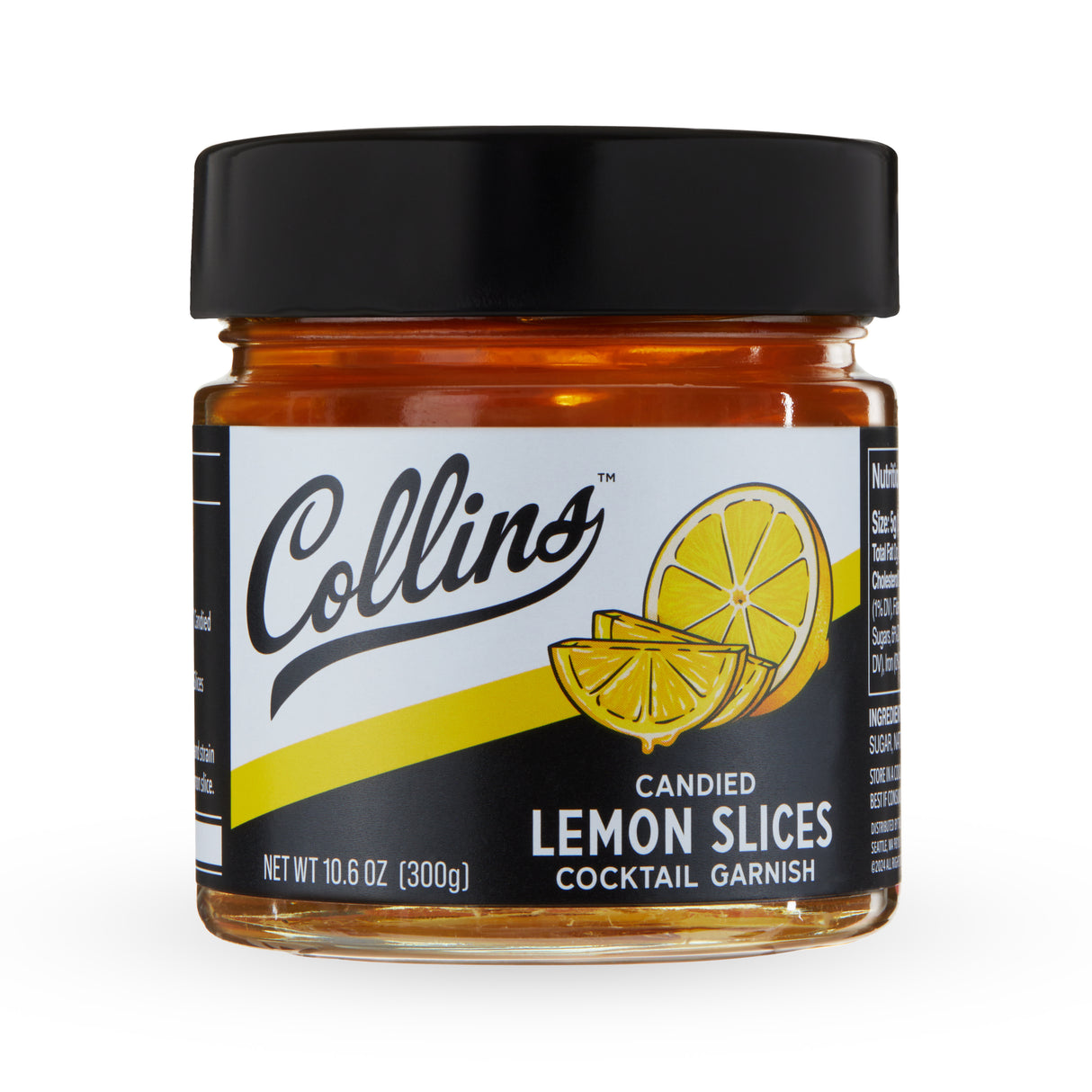 Candied Lemon Slices in Syrup, 10.6 oz