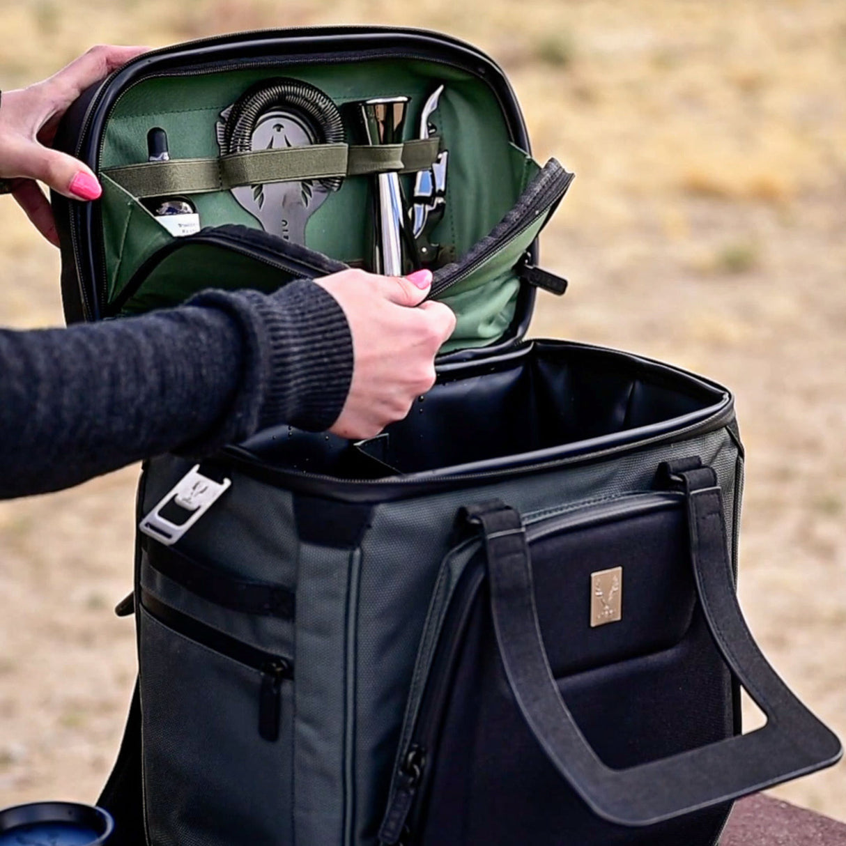 Roanoke Insulating Backpack in Black