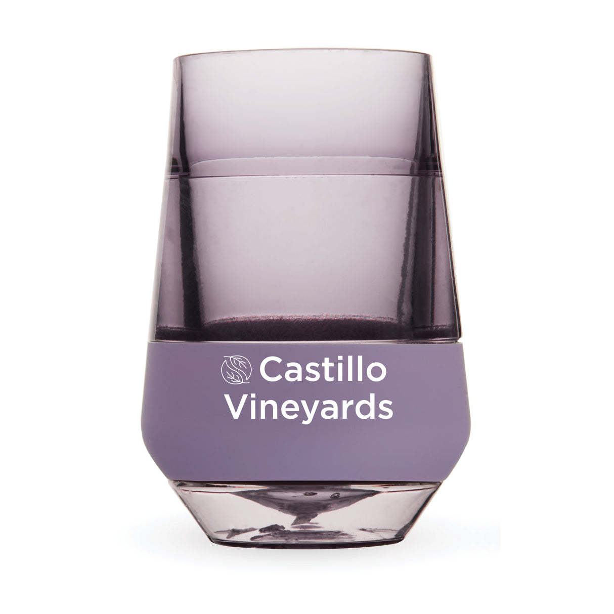 Wine FREEZE XL Cooling Cup in Deep Lilac, Set of 2