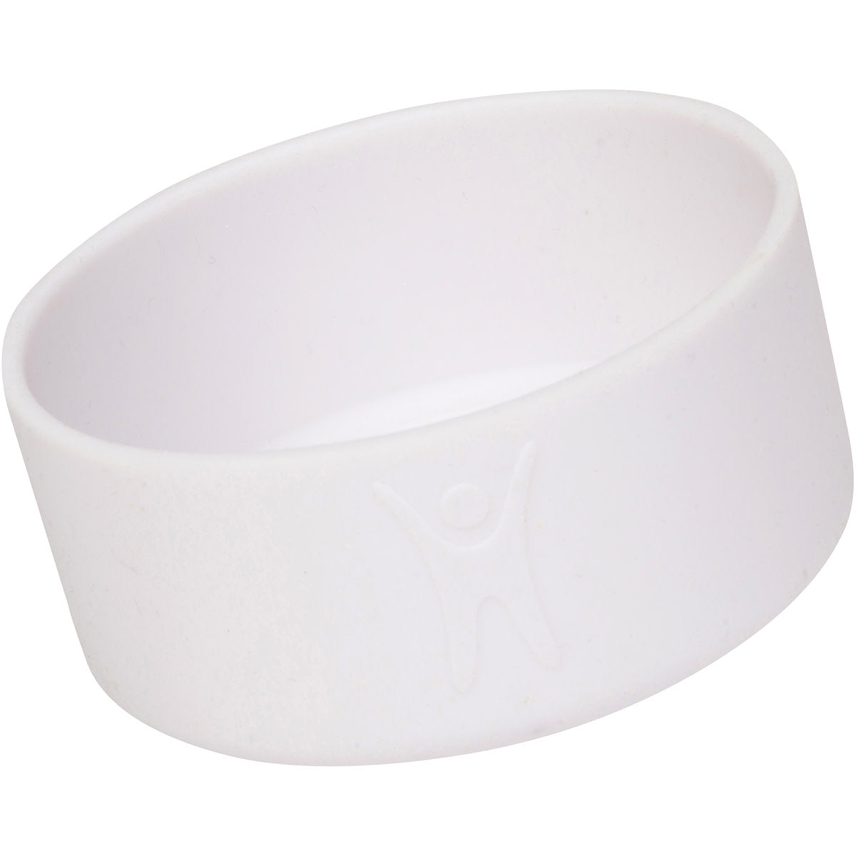 Small Silicone Bottle Boot in White