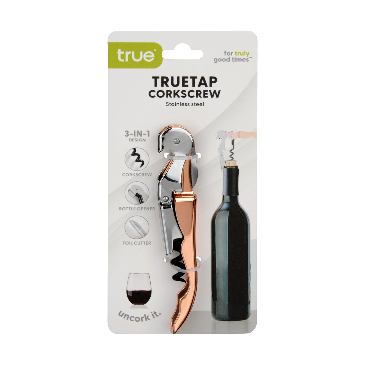 Truetap Waiter's Corkscrew in Copper