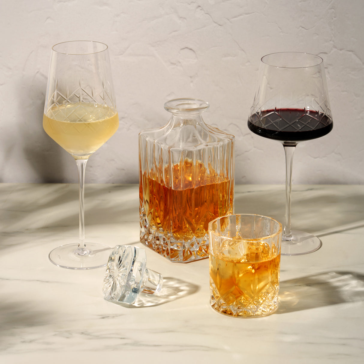 Admiral Crystal Universal Wine Glasses, Set of 2