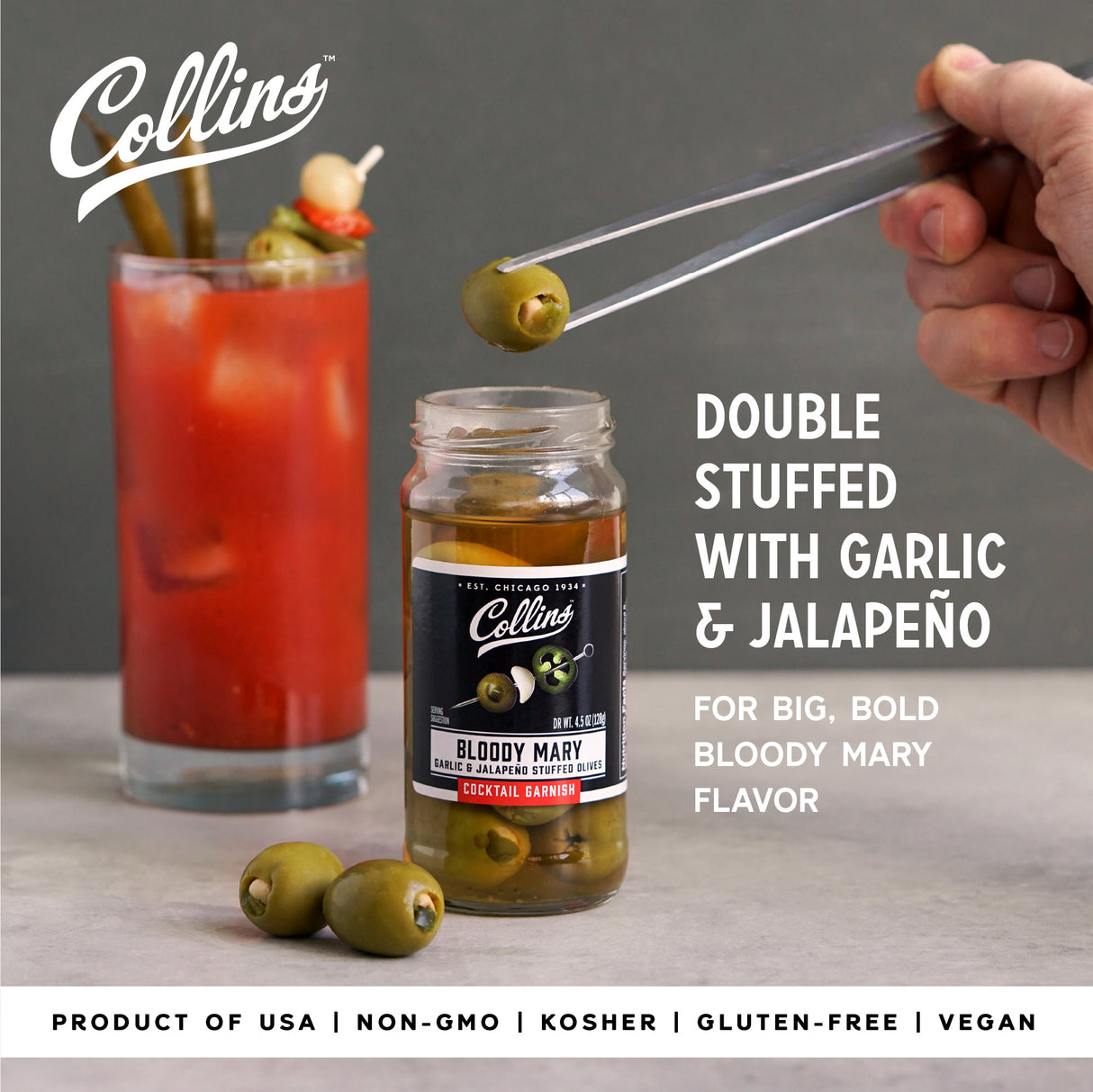 Bloody Mary Olives, 5 oz