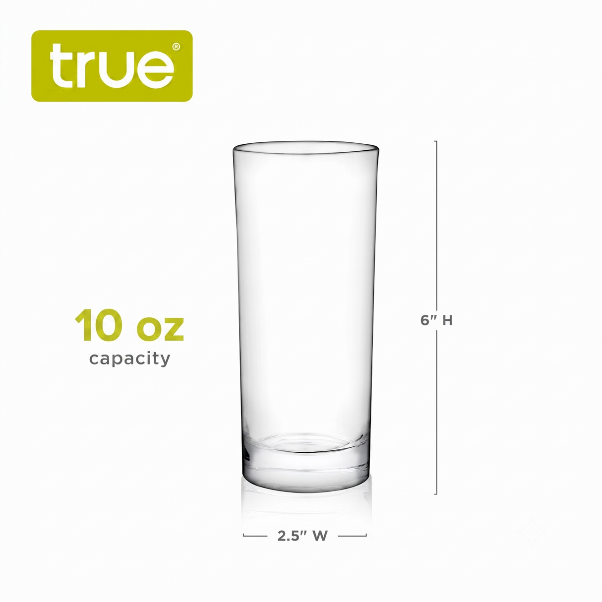 Highball 10 oz Cocktail Glasses, Set of 4