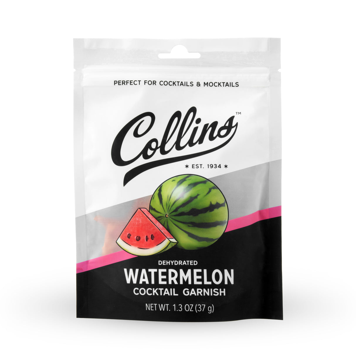 Dehydrated Watermelon Cocktail Garnish, 1.3 oz