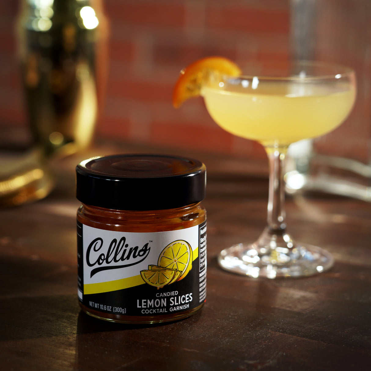 Candied Lemon Slices in Syrup, 10.6 oz